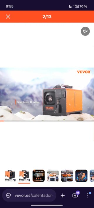 VEVOR Calentador Diésel Portátil camper, caravana