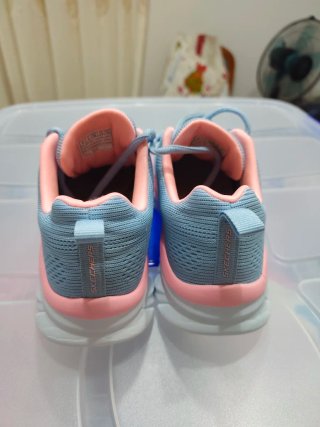 Zapatillas Skechers Mujer Azul y Rosa