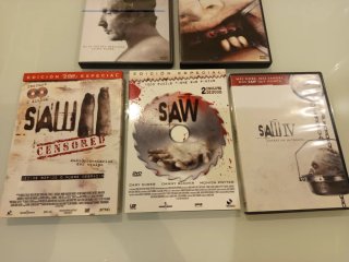 Lote 5 Películas DVD SAW