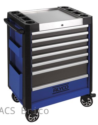 Carro Sin Herramientas Alyco 7 Cajones 192825