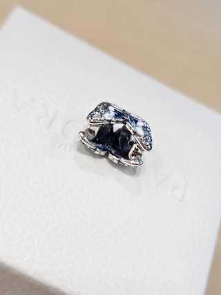 Charm Mariposa Azul Plata