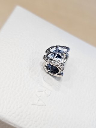 Charm Mariposa Azul Plata