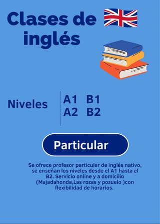 Clases de Inglés particulares