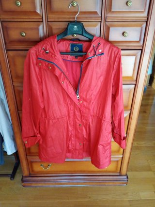 Chubasquero Henry Arroway Rojo Talla XL