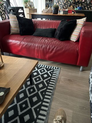 Sofá IKEA Rojo