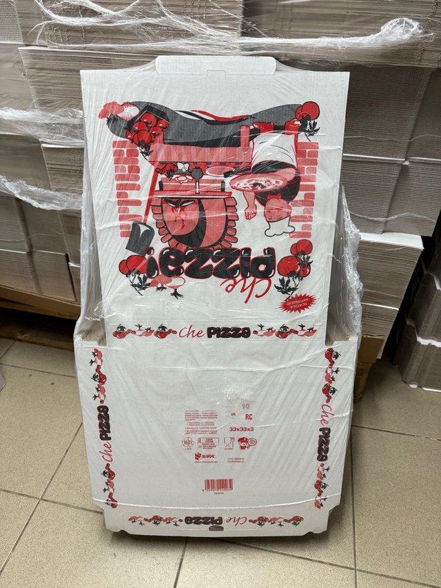 100 Scatole per pizza 33x33