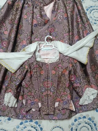 Traje de Fallera Niña Lila