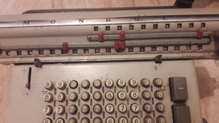 Calculadora Monroe Mecánica Antigua
