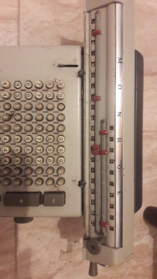 Calculadora Monroe Mecánica Antigua