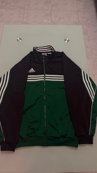 Chaqueta adidas Retro Verde y Negra
