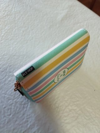 Cartera monedero Ale-hop rayas multicolor