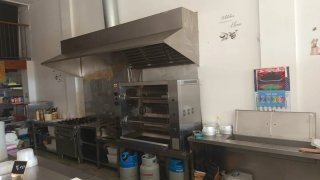 Campana extractora de cocina industrial