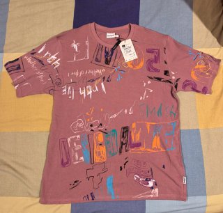Camiseta Desigual Talla M Estampado Graffiti
