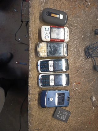 Lote de 5 Móviles Antiguos