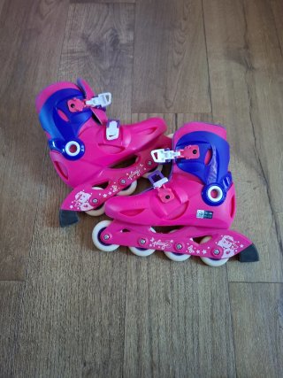 Patines en línea rosas talla 34-36
