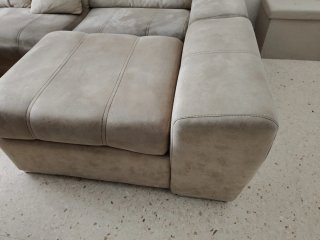 Pouf da divano beige