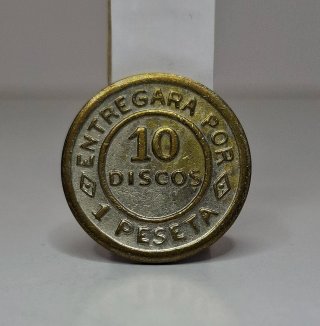 Ficha 10 Discos/ 1 Peseta - Naval España 🇪🇸