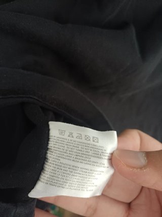 Camiseta Henley Emporio Armani Negra