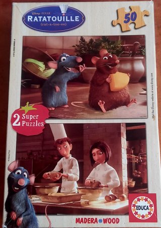 2 Super Puzzles Ratatouille (EDUCA)