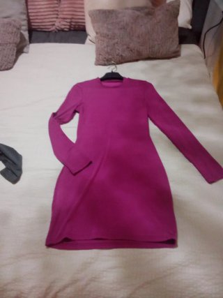 Vestido Entallado Morado Talla S