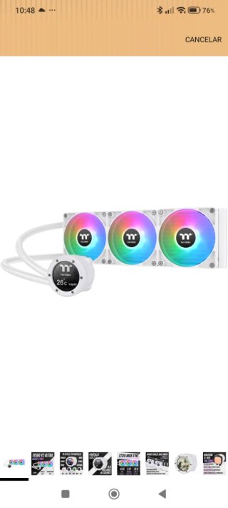 Thermaltake TH360 V2 Ultra ARGB Snow