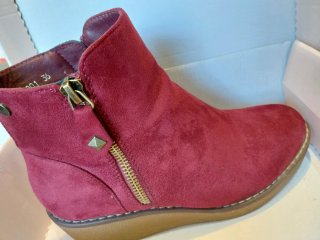 Botines de Invierno Rojos Talla 36