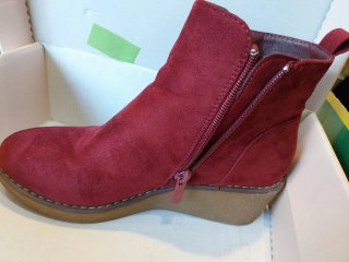 Botines de Invierno Rojos Talla 36
