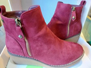 Botines de Invierno Rojos Talla 36