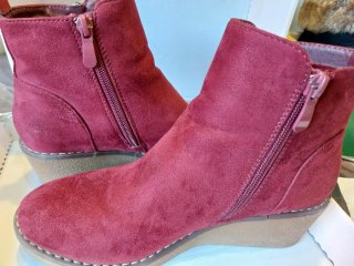 Botines de Invierno Rojos Talla 36