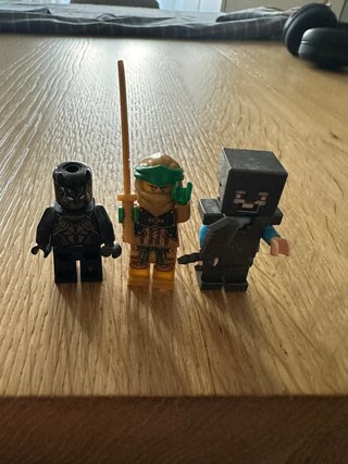 Lotto 3 Minifigure LEGO Originali
