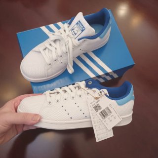 Adidas Stan Smith Blancas y Azules Talla 38.5
