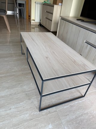 Mesa de centro estilo industrial