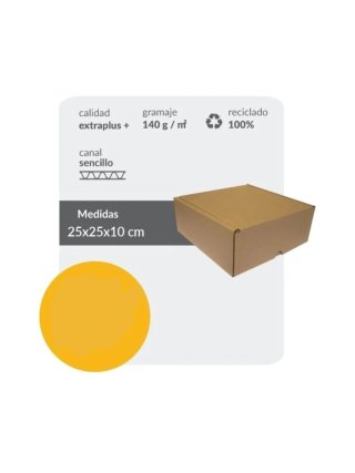Caja de Cartón Automontable con tapa (100/50 Uds.)