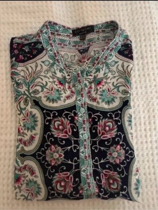 Camisa Cortefiel Estampada Talla XL
