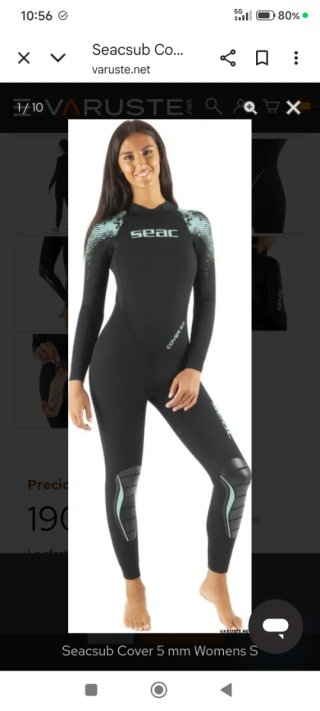 Traje neopreno SEAC mujer Talla S sin estrenar