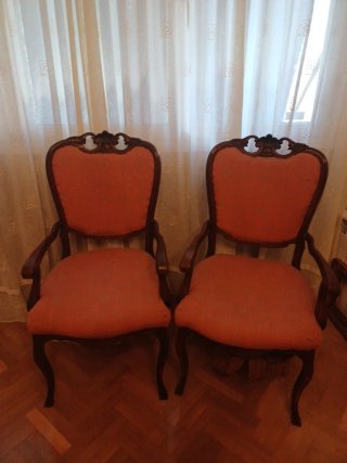 2 Sillones de comedor tapizadas