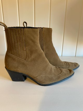Botines Zara Camel Talla 37