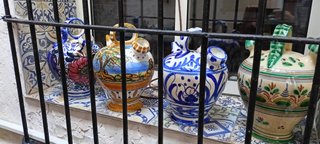 Lote de 4 Botijos de Cerámica