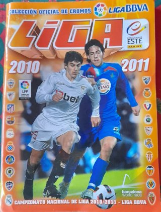 Álbum Cromos Liga BBVA 2010-2011 con 310 cromos