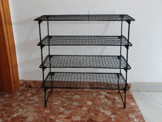 Zapatero 4 estantes IKEA GREJIG + Funda azul