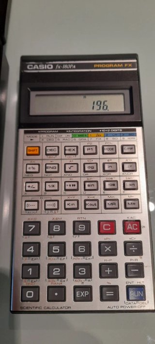 Calculadora Casio fx-180PA