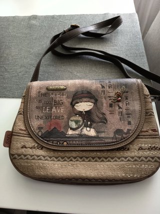 Bolso Anekke estampado mundo y camellos