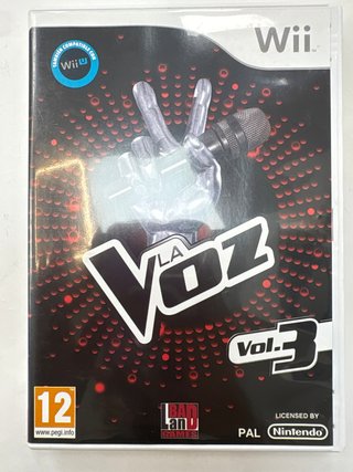 Videojuego Wii La Voz Vol.3 + 2 Microfonos