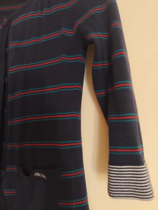 Jersey/Chaqueta a rayas para mujer