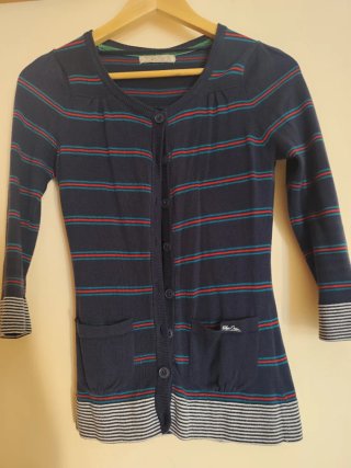 Jersey/Chaqueta a rayas para mujer