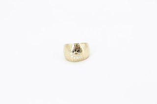 Sello de oro combinado de 18k. Ref:024-01-01534