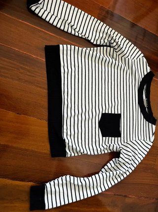 Jersey Rayas Blanco y Negro