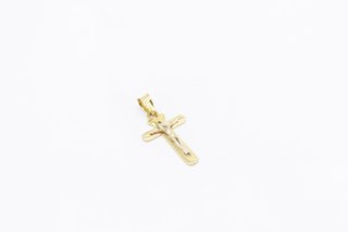 Cruz de oro combinado de 18k. Ref:024-03-01530