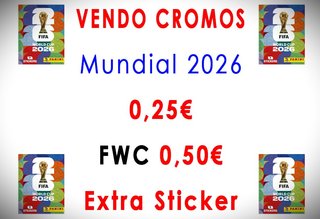 Vendo cromos mundial 2026