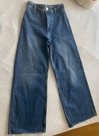 Pantalón vaquero ancho Zara
